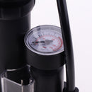 Portable Foot Activated Floor Pump Bike Foot Pump with Gauge, Suitable for Bike Tire, Motorcycle Tire and Inflatable Ball