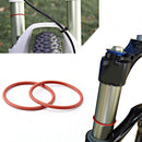 Bike Fork Stroke Circle 30mm Front Forks Outer Tube Travel Silicone Ring Red
