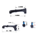 Aluminum Disc Brake Caliper Mount Adapter - Front - Fork 203mm Frame 180mm( With Mounting Bolts)