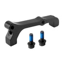 Aluminum Disc Brake Caliper Mount Adapter - Front - Fork 203mm Frame 180mm( With Mounting Bolts)