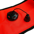Performance 6ft Reflective Diver Below Surface Marker Buoy SMB Safety Sausage for Underwater Scuba Diving Snorkeling