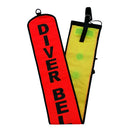 Performance Scuba Diving Reflective Inflatable Safety Sausage Surface Marker Buoy SMB Signal Tube - Orange, Fluorescent Yellow
