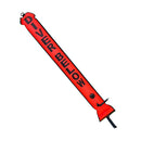 Performance Scuba Diving Reflective Inflatable Safety Sausage Surface Marker Buoy SMB Signal Tube - Orange, Fluorescent Yellow