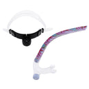 Swim Center Mouth Snorkel with Adjustable Head Strap,One-Way Purge Valve & Silicone Mount Mouthpiece One Size Scuba Snorkel