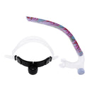 Swim Center Mouth Snorkel with Adjustable Head Strap,One-Way Purge Valve & Silicone Mount Mouthpiece One Size Scuba Snorkel