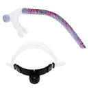 Swim Center Mouth Snorkel with Adjustable Head Strap,One-Way Purge Valve & Silicone Mount Mouthpiece One Size Scuba Snorkel