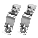 2Pcs Universal Stainless Steel Kayak Canoe Motor Mounting Bracket Mount Plate