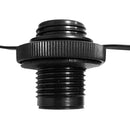 1 Pair Air Valve Caps Inflate Deflate Airlock Spiral Air Plugs Replacement Screw For Inflatable Boat Fishing Boats Raft Airbed, Black