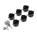 6 Pieces Surfboard Fins Compatible G5 Surf Fins Plugs With Screw And Key