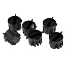 6 Pieces Surfboard Fins Compatible G5 Surf Fins Plugs With Screw And Key
