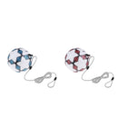 Soccer Ball Size 4 With High Elastic String Outdoor Training For Kids Blue
