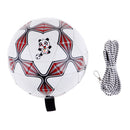 Soccer Ball Size 4 With High Elastic String Outdoor Training For Kids Red