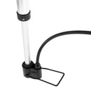 Metal Portable Basketball Football Volleyball Bicycle Inflator Air Pump with Multi-functional Air Pump Inflator Gray