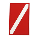 Durable Red White PVC Safety Scuba Diving Diver Down Flag Patch Badge for Underwater Dive Backpack Gear Bag Jacket Vest