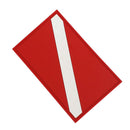 Durable Red White PVC Safety Scuba Diving Diver Down Flag Patch Badge for Underwater Dive Backpack Gear Bag Jacket Vest