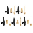5 Sets Bike Cycling Pump Conversion Mouth Presta Valve Converter Ball Inflator for Basketball Football