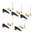 5 Sets Bike Cycling Pump Conversion Mouth Presta Valve Converter Ball Inflator for Basketball Football