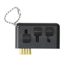 Retractable Pocket Size 3-in-1 Golf Club Shoes Brush Groove Putter Cleaner