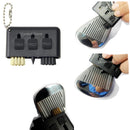 Retractable Pocket Size 3-in-1 Golf Club Shoes Brush Groove Putter Cleaner