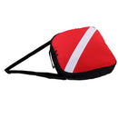 Professional Zipper Dive Flag Regulator Gear Carry Travel Bag & Shoulder Strap for Scuba Diving Diver Snorkeling