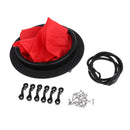 Durable Nylon 8 inch Kayak Canoe Hatch Cover Deck Plate & Storage Bag, Deck Loop Pad Eye, Paddle Leash, Screws Accessories