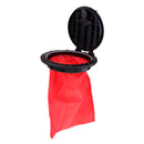 Durable Nylon 8 inch Kayak Canoe Hatch Cover Deck Plate & Storage Bag, Deck Loop Pad Eye, Paddle Leash, Screws Accessories