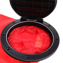 Durable Nylon 8 inch Kayak Canoe Hatch Cover Deck Plate & Storage Bag, Deck Loop Pad Eye, Paddle Leash, Screws Accessories