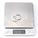 4 Pack Stainless Steel O-Ring Flat Washer for Road Bike Pedal Bolt Screw
