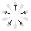 10x Golf Tees Brush Driver Training 52mm Golfer Aids Supplies Random Color