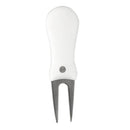 Switchable Sturdy Folding Golf Divot Repair Tool Fork Prongs with Detachable Ball Marker