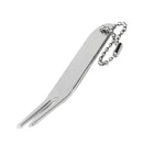 80mm Lightweight Golf Divot Green Repairing Tool Zinc Alloy Fork Prongs for Club
