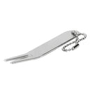 80mm Lightweight Golf Divot Green Repairing Tool Zinc Alloy Fork Prongs for Club