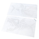 Set 2 Self Adhesive Fish Sticker Decal For Kayak Jet Ski Fishing Dinghy