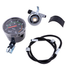 Universal Multifunction Odometer Mechanical Speedometer Gauge for Bicycle Bike with 26" 27.5'' 28'' 29'' Wheels