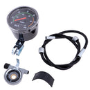 Universal Multifunction Odometer Mechanical Speedometer Gauge for Bicycle Bike with 26" 27.5'' 28'' 29'' Wheels