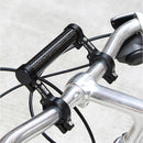 Lightweight Carbon Fiber MTB Mountain Bike Bicycle Handlebar Extender Double Clamp Lamp Flashlight Phone Holder Bracket Mount