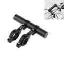 Lightweight Carbon Fiber MTB Mountain Bike Bicycle Handlebar Extender Double Clamp Lamp Flashlight Phone Holder Bracket Mount
