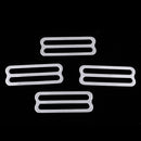 Pack 4 Universal Scuba Diving Stainless Steel 2 inch Weight Belt Keeper Retainer Webbing Slider Gear Accessories