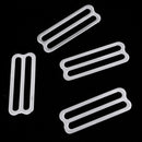 Pack 4 Universal Scuba Diving Stainless Steel 2 inch Weight Belt Keeper Retainer Webbing Slider Gear Accessories