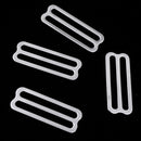 Pack 4 Universal Scuba Diving Stainless Steel 2 inch Weight Belt Keeper Retainer Webbing Slider Gear Accessories