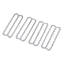 Pack 4 Universal Scuba Diving Stainless Steel 2 inch Weight Belt Keeper Retainer Webbing Slider Gear Accessories