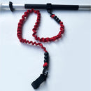 Safety Adjustable Coiled Stretch Kayak Canoe Boat Paddle Board Leash Bungee Rope Fishing Rod Holder Lanyard Tether & Swivel Clip