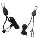 Pack 2 8ft 34KG High Strength Bow/Stern Tie Down Ratchet Pulley Strap for Transport/Pull Kayak Canoe Boat Luggage