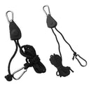 Pack 2 8ft 34KG High Strength Bow/Stern Tie Down Ratchet Pulley Strap for Transport/Pull Kayak Canoe Boat Luggage