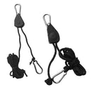 Pack 2 8ft 34KG High Strength Bow/Stern Tie Down Ratchet Pulley Strap for Transport/Pull Kayak Canoe Boat Luggage