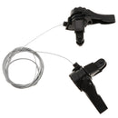 1 Pair 3x5/6/7 Speed MTB Mountain Road Bike Thumb Shifter Top Mount Shifters with Inner Cable