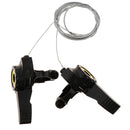 1 Pair 3x5/6/7 Speed MTB Mountain Road Bike Thumb Shifter Top Mount Shifters with Inner Cable