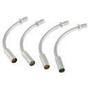 20Pcs 90 Degree Brake Noodle Guide Boots Front Rear Set For MTB Flexible Road Bicycle Bike Parts Accessories