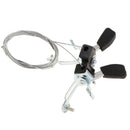 1 Pair 3x6/7 Speed MTB Bike Thumb Gear Shifter Top Mount Shifters with Inner Cable