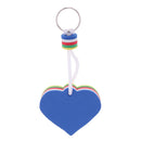 Lightweight Safety Heart Shaped Foam Floating Keyring Key Holder for Marine Boat Yachting Sailing Swim Jetski Beach Water Sports
